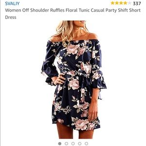 Off the shoulder dress